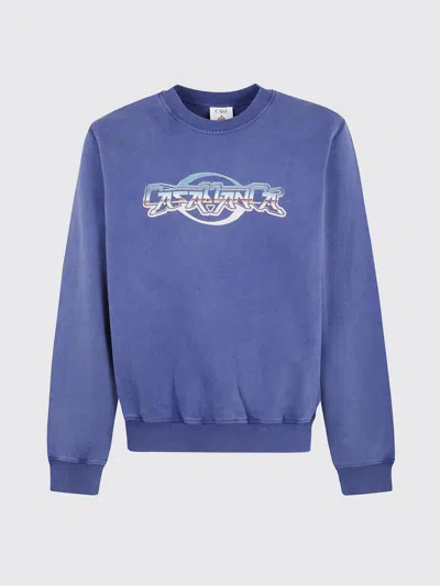 CASABLANCA SWEATSHIRT CASABLANCA MEN COLOR BLUE,H17157009
