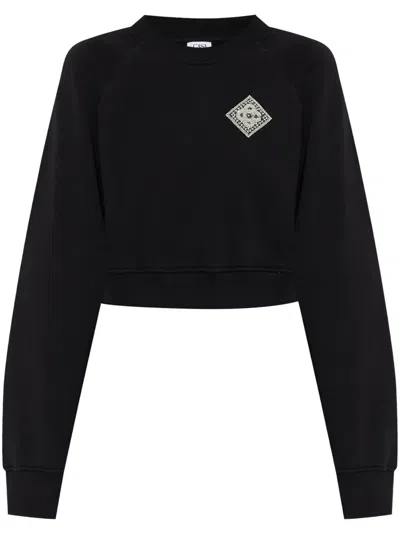 CASABLANCA SWEATSHIRT WITH APPLICATION