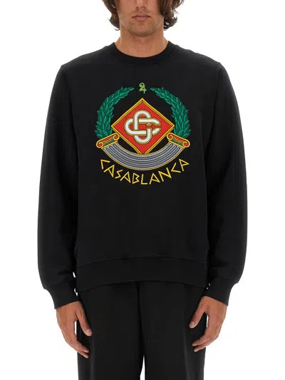 CASABLANCA SWEATSHIRT WITH LOGO