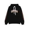 Casablanca Printed Hooded Sweatshirt In Black