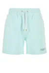Casablanca Pastel Light Blue Cotton Bermuda Shorts In Blue