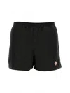 Casablanca Men's Printed Swim Shorts In Black