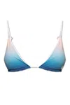 Casablanca Gradient Bikini Top In Multicolour