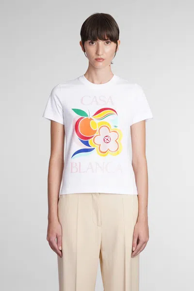 Casablanca T-shirt In White