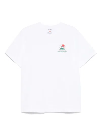 CASABLANCA T-SHIRT AUS BIO-BAUMWOLLE