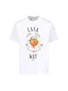Casablanca Print T-shirt In White