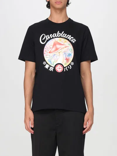CASABLANCA T-SHIRT CASABLANCA MEN COLOR BLACK,H13184002