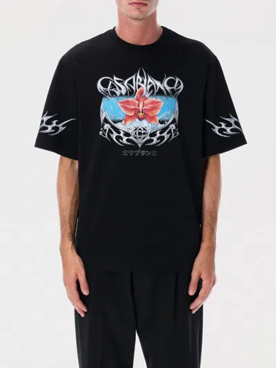 CASABLANCA T-SHIRT CASABLANCA MEN COLOR BLACK,H41085002