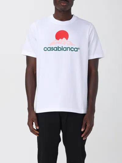 CASABLANCA T-SHIRT CASABLANCA MEN COLOR WHITE,H17165001