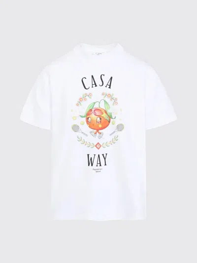 CASABLANCA T-SHIRT CASABLANCA MEN COLOR WHITE,H67135001