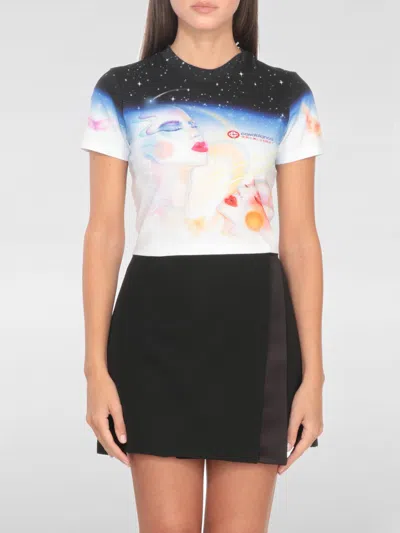 CASABLANCA T-SHIRT CASABLANCA WOMAN COLOR BLACK,H33427002