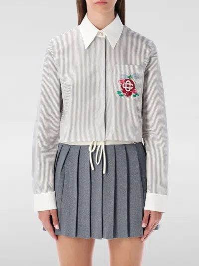 CASABLANCA SHIRT CASABLANCA WOMAN COLOR WHITE,H50866001
