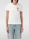 Casablanca Graphic Print Crew Neck Short Sleeve In Weiss