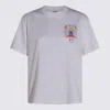 Casablanca Crew Neck Cotton T-shirt With Graphic Print