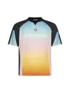Casablanca Gradient Football Mesh T-shirt In Gradient