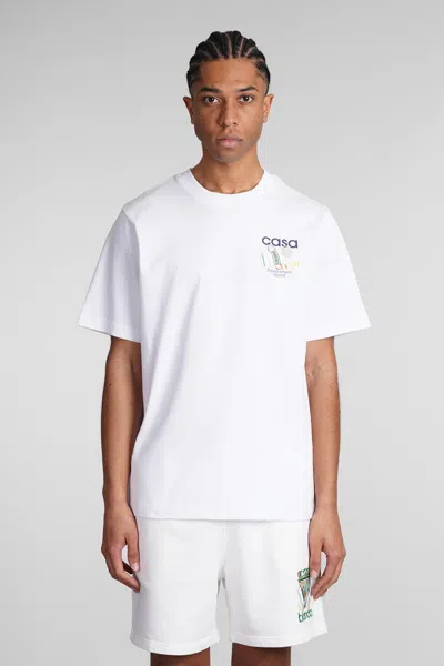 Casablanca T-shirt In White Cotton