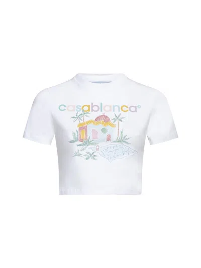 Casablanca T-shirt In Maison Memphis