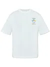 Casablanca White Cotton T-shirt With Print In White