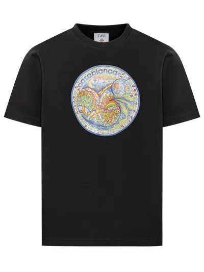 Casablanca The Four Elements T-shirt In Black