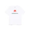 Casablanca White Crewneck Logo Printed T-shirt In White