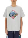 Casablanca Casa Way World Series Printed T-shirt In Gray