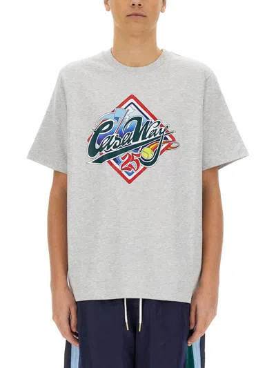 CASABLANCA CASABLANCA T-SHIRT WITH PRINT