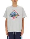 Casablanca Casa Way World Series Printed T-shirt In Gray