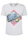 Casablanca Womens Casa Way World Series Printed Cotton-jersey T-shirt Grey