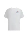 Casablanca White T-shirt With Crewneck And Logo On The Front And Maxi Logo On The Back In Cotton Man In White
