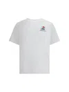 Casablanca White T-shirt With Crewneck And Logo On The Front And Maxi Logo On The Back In Cotton Man In White