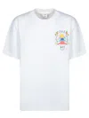 Casablanca Vibrant La Days Print T-shirt By  In Blue
