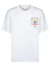 Casablanca Vibrant La Days Print T-shirt By  In Blue