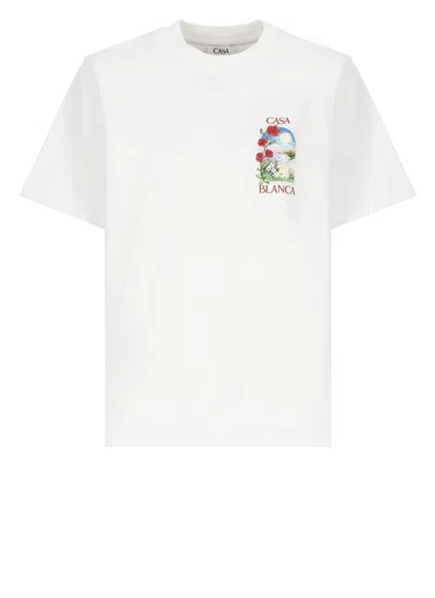 Casablanca T-shirts And Polos In White