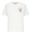 Casablanca Casa Way Mountain Black T Shirt In White