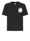 Casablanca Galactic Connection Crewneck T-shirt In Black