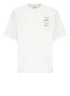 Casablanca Montaigne Sportif Crewneck Graphic Print T-shirt In White