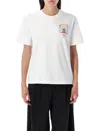 Casablanca Casa Way Mountain Black T Shirt In White