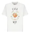 Casablanca Print T-shirt In White