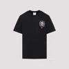 Casablanca Casa Way Mountain Printed Organic Cotton-jersey T-shirt In Black
