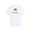 Casablanca White Crewneck T-shirt With Logo On The Front