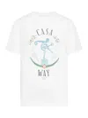 Casablanca Statue En Marbre-print Cotton T-shirt