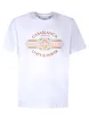 Casablanca Unity Is Power Graphic T-shirt In White In White