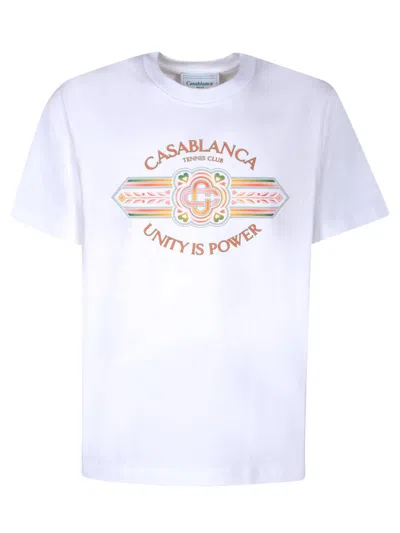 Casablanca T-shirts In White