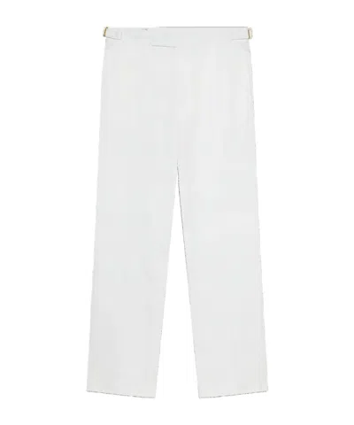 Casablanca Tailored Chino Trousers In White