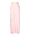 Casablanca Tailored High-waisted Trousers In Pink