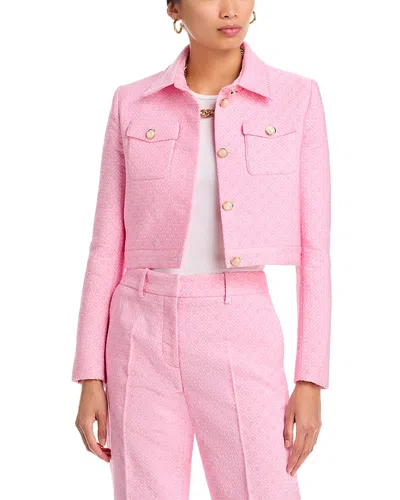 Casablanca Tailored Monogram Jacket In Pink