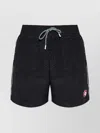 Casablanca Tailored Shorts Textured Fabric In Black