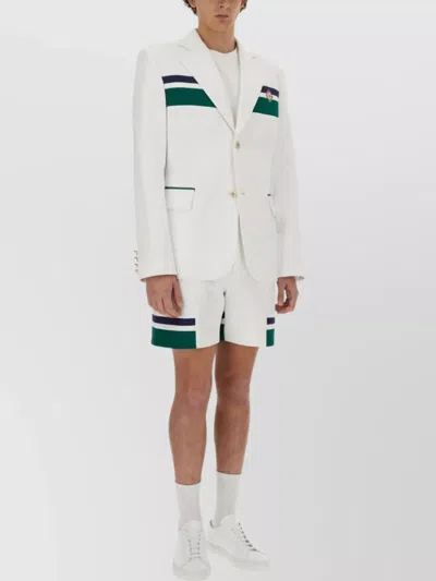 Casablanca Tailored Sport Jacket Featuring Button Detailing In Multicolour