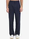 Casablanca Tailored Trousers With Front Pleats In Blue