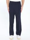 Casablanca Tailored Trousers With Front Pleats In Blue